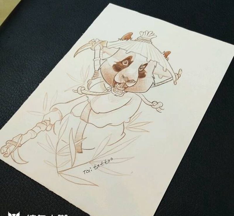 手稿作品~TAITATTOO纹身图片