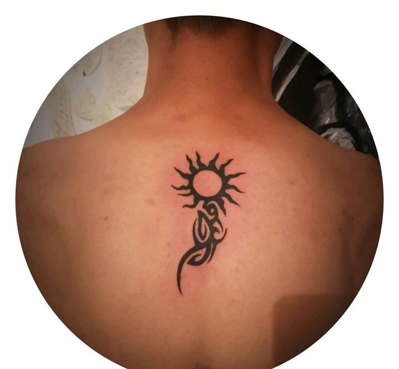 图腾纹身图片_背部图腾纹身图案