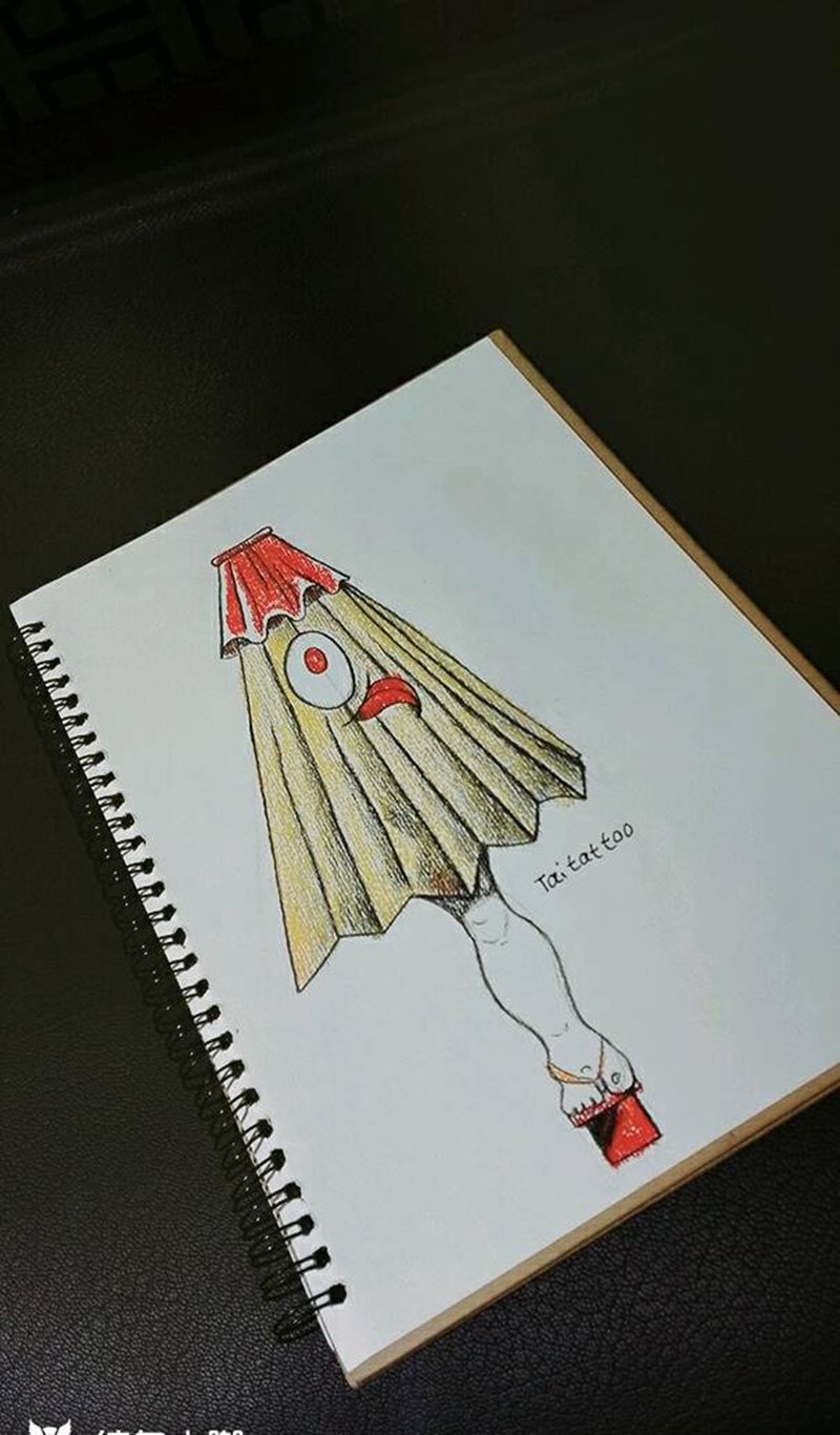 傣刺青手稿纹身图片