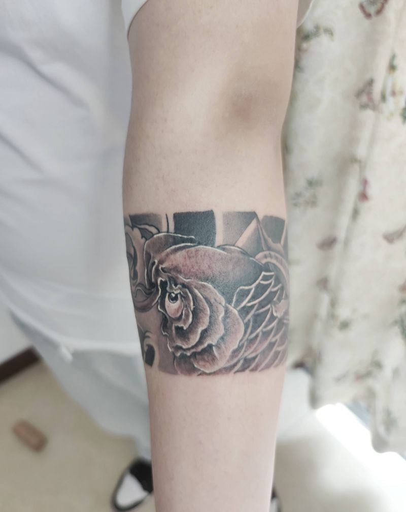 臂环纹身图片_手臂纹身图案