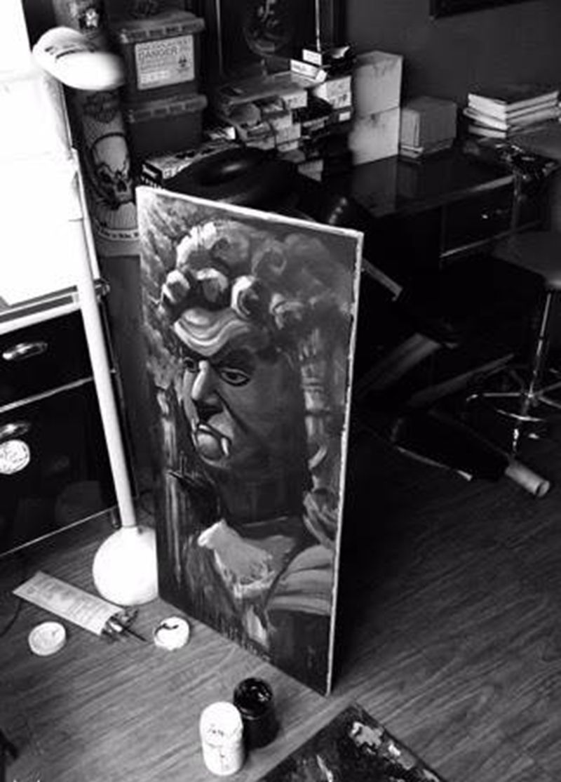 兰州赤炎刺纹身图片