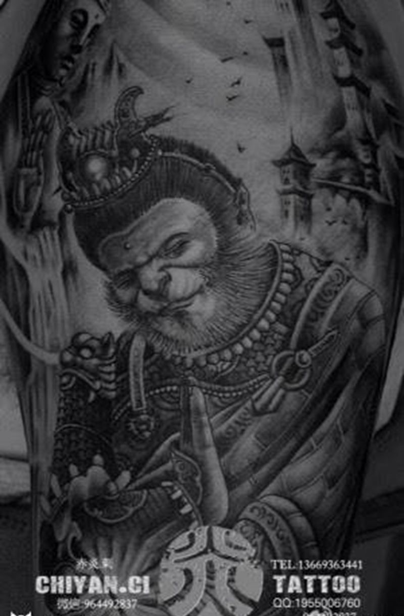 兰州赤炎刺靳凯作品纹身图片