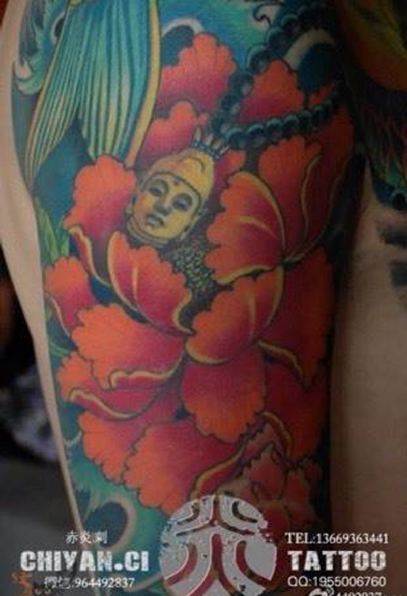 兰州赤炎刺靳凯作品纹身图片