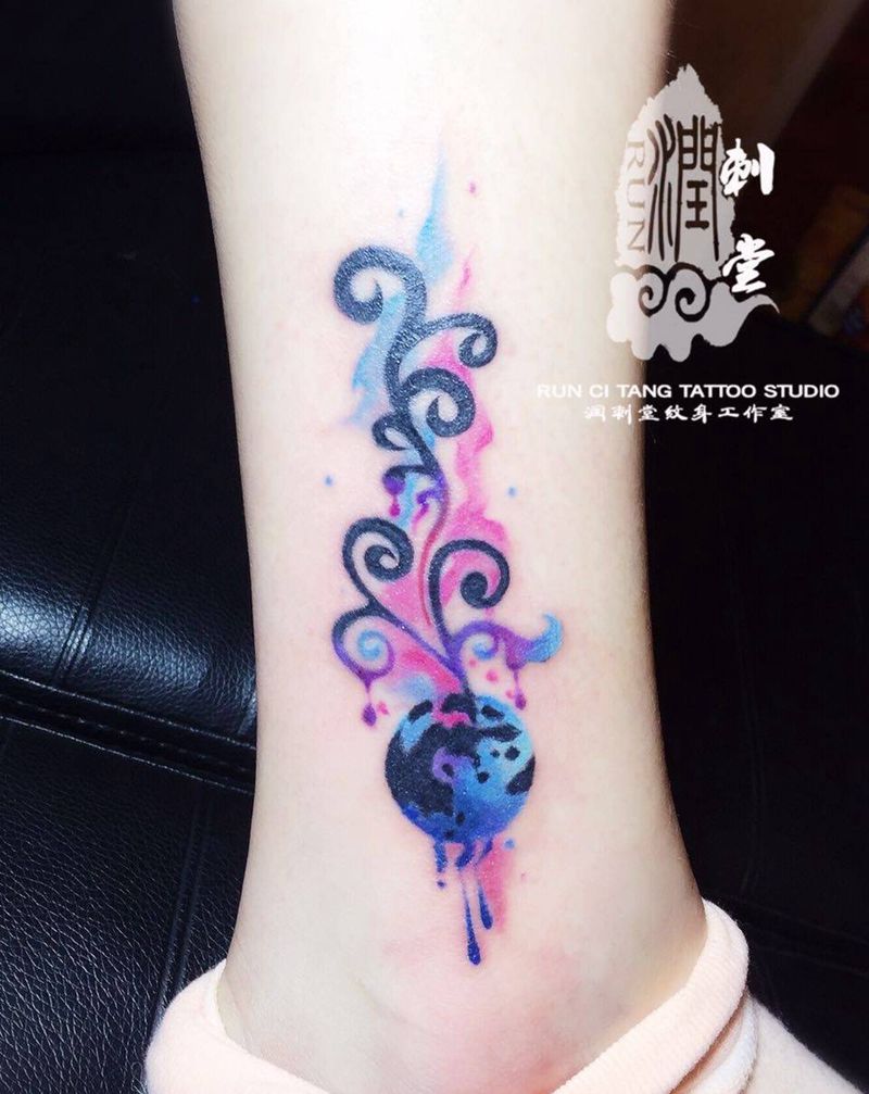 润刺青出品#万物复苏#纹身图片