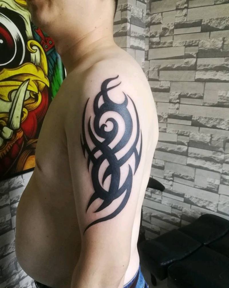 图腾纹身图片_手臂图腾纹身图案