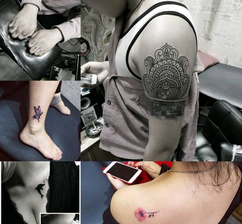 傣刺青作品纹身图片