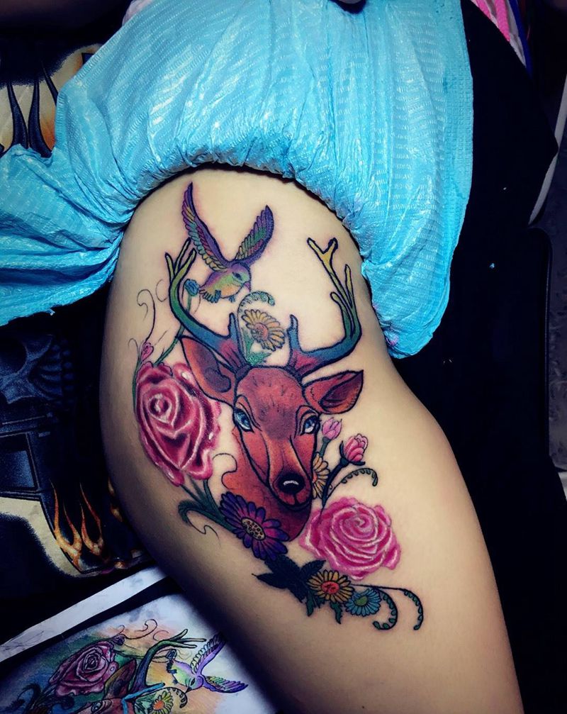 修改客人之前的纹身图片