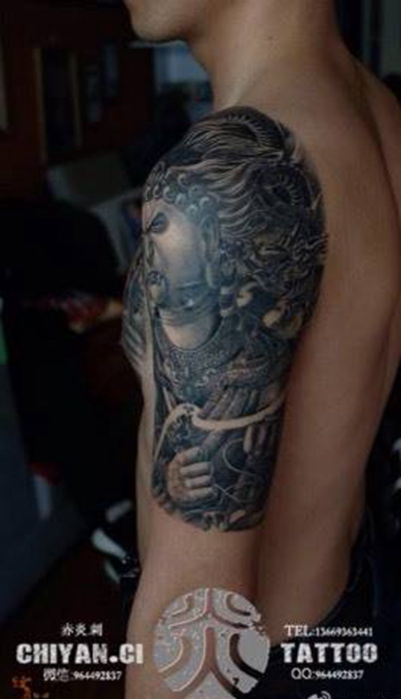 兰州赤炎刺靳凯作品纹身图片