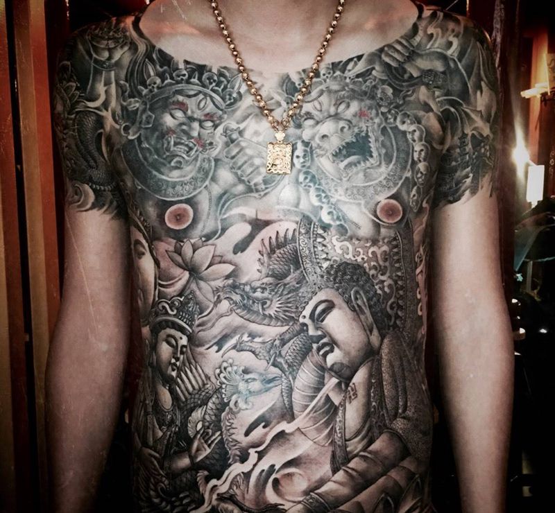 赤炎刺作品纹身图片