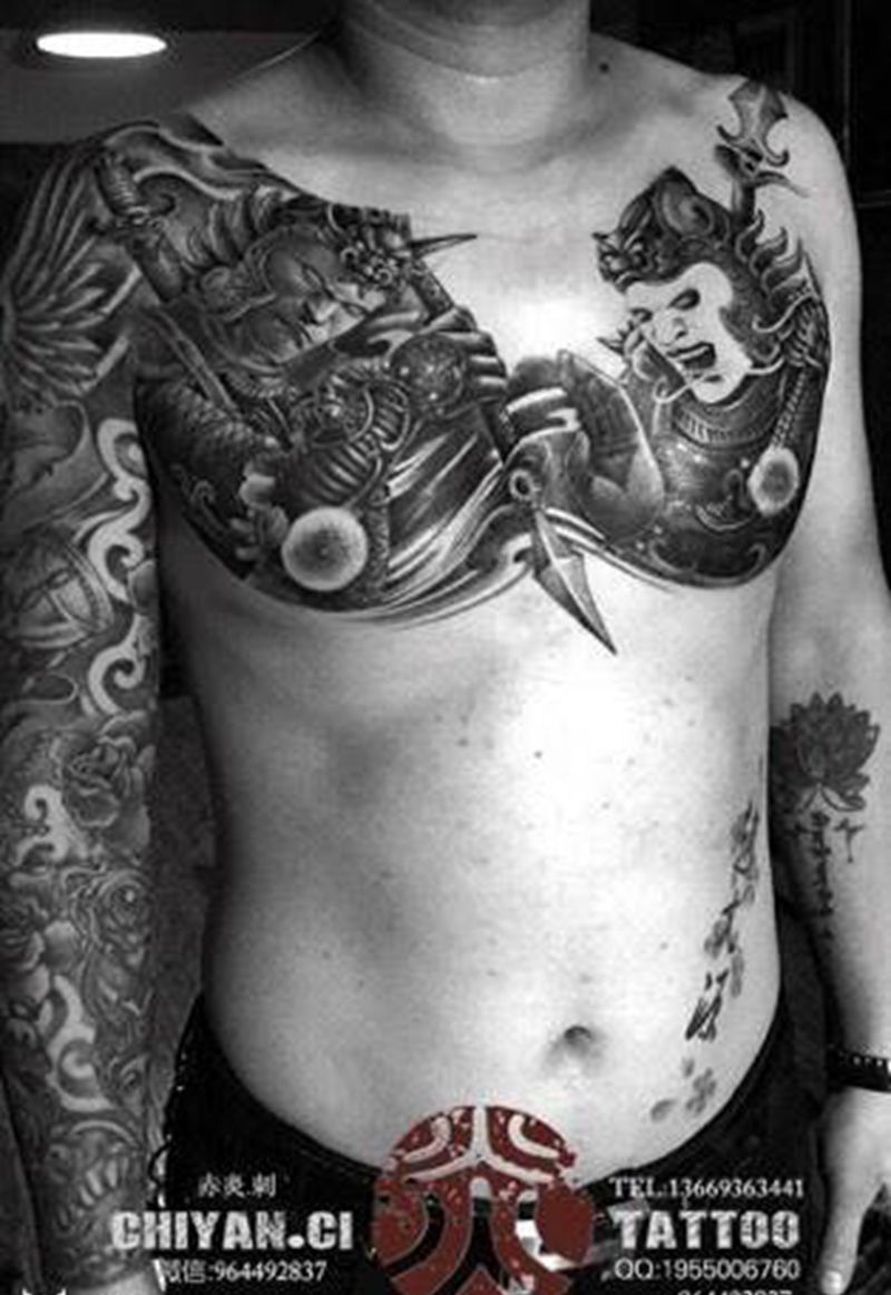 兰州赤炎刺作品纹身图片