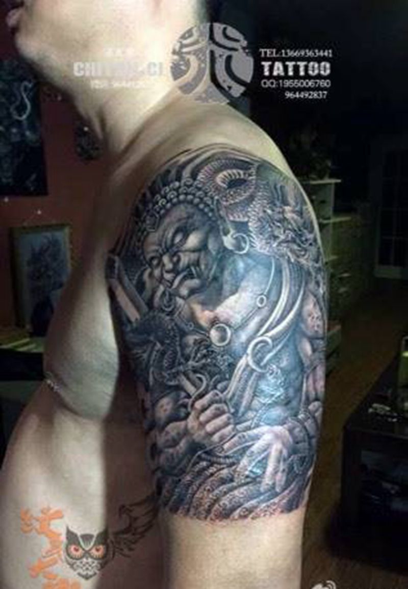 兰州赤炎刺靳凯作品纹身图片