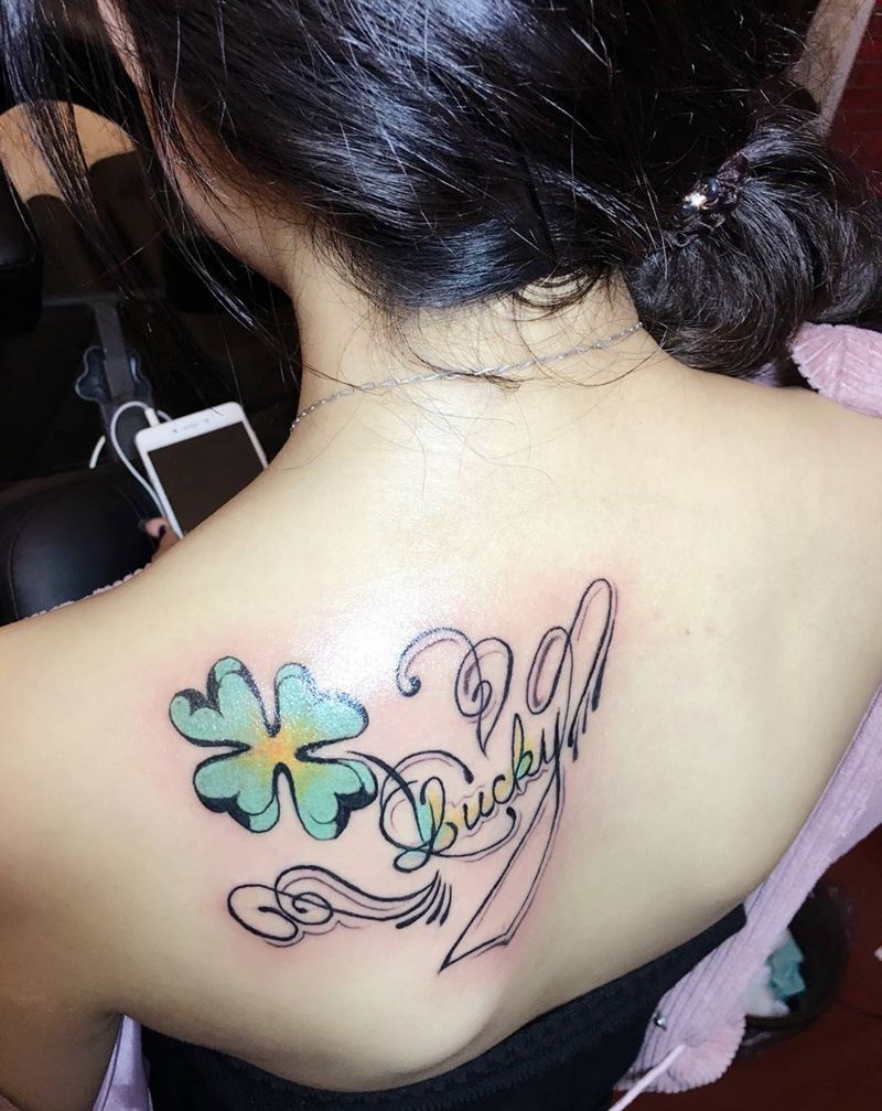 四叶草纹身图片