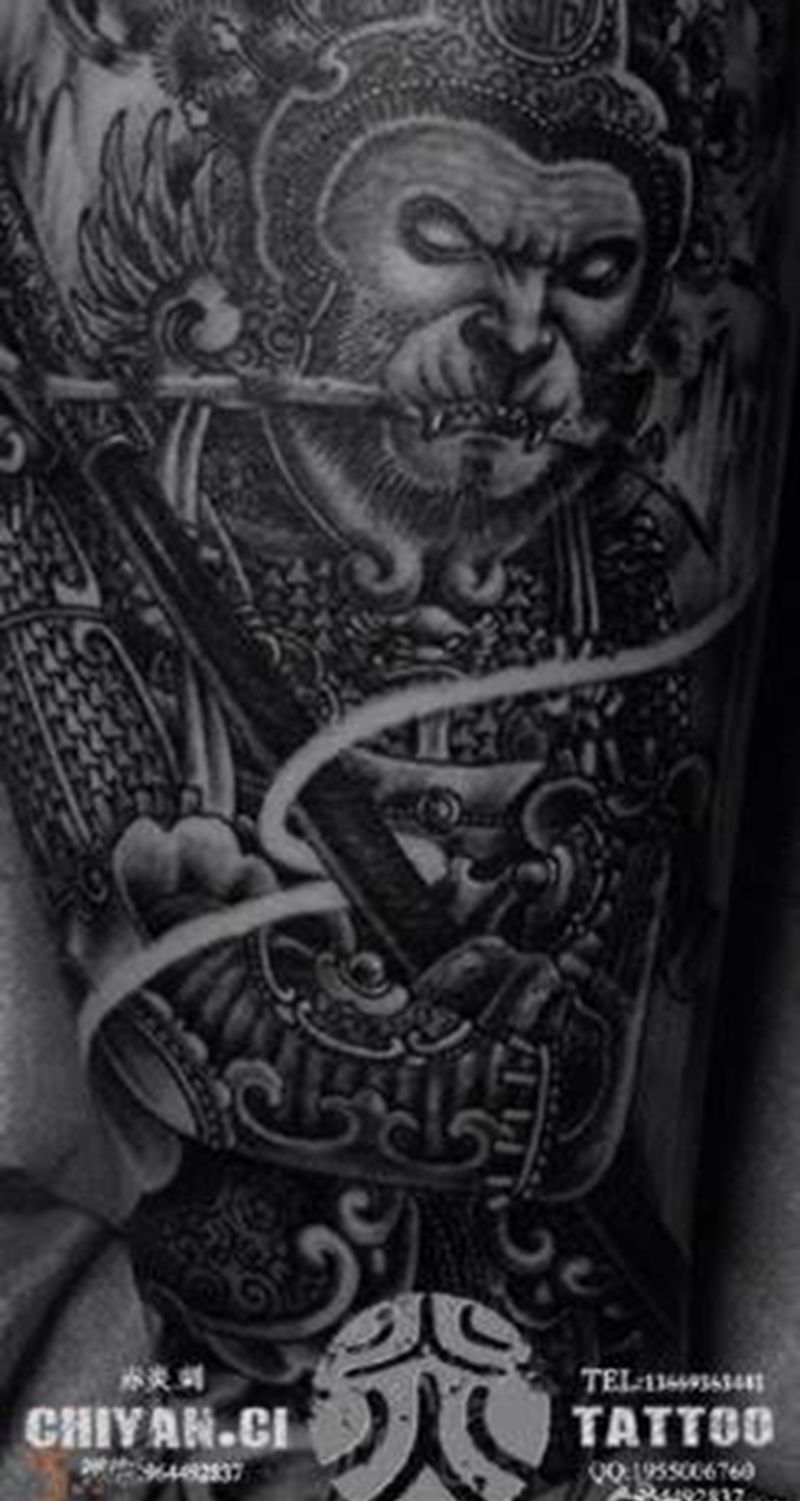 兰州赤炎刺靳凯作品纹身图片
