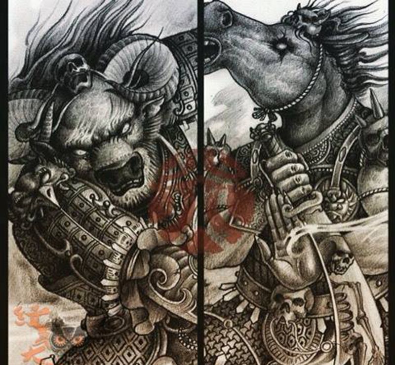 兰州赤炎刺靳凯作品纹身图片