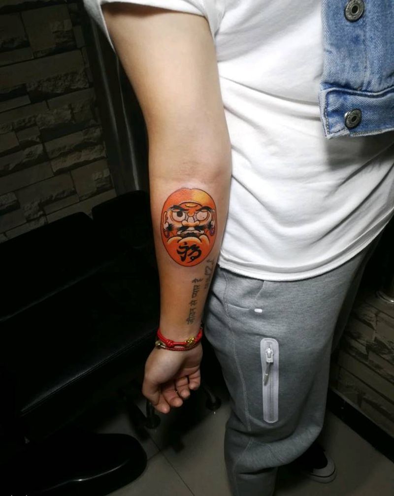 达摩蛋纹身图片