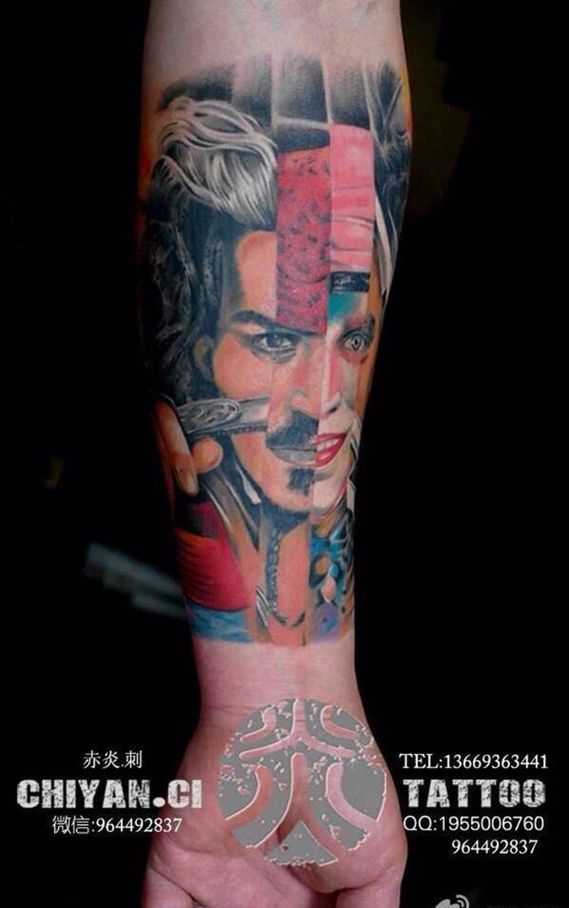 兰州赤炎刺靳凯作品纹身图片
