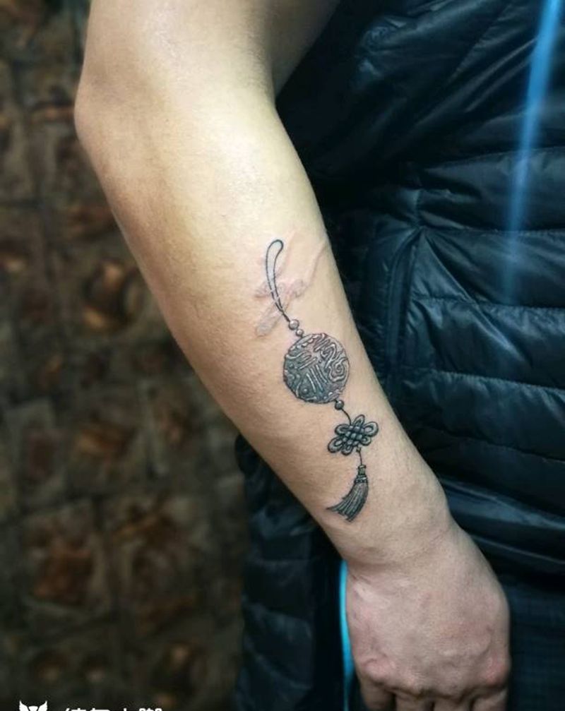 旧图遮盖~中国风饰品纹身图片