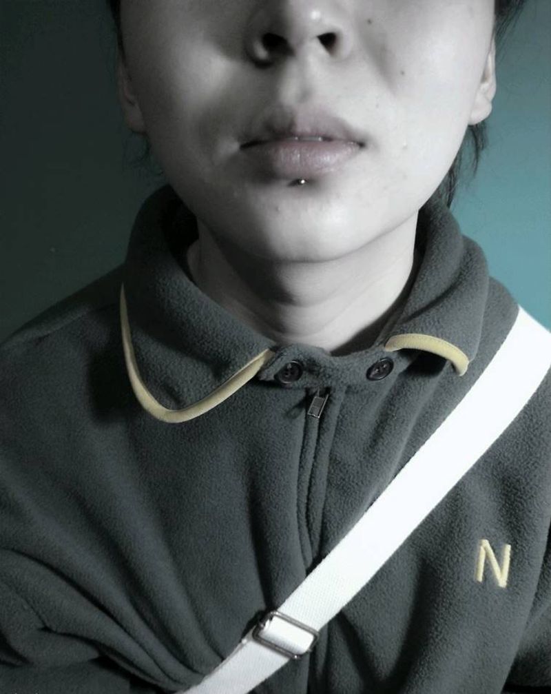 唇钉－三木嘎作品纹身图片_穿刺纹身图案