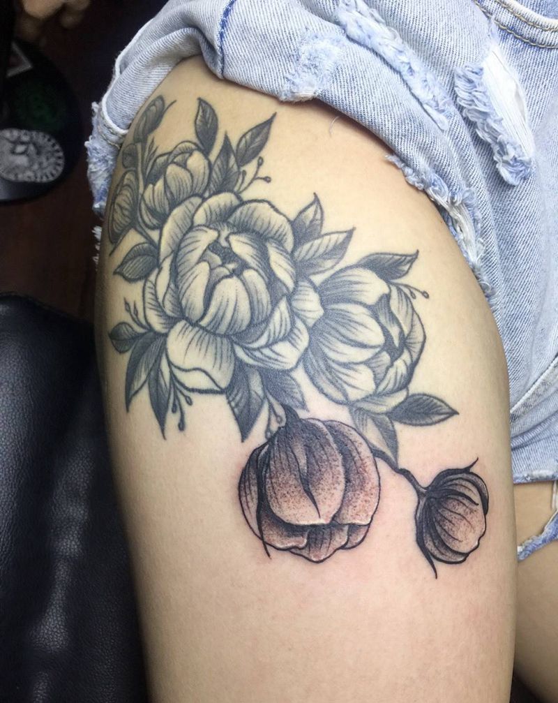 腿华添加纹身图片