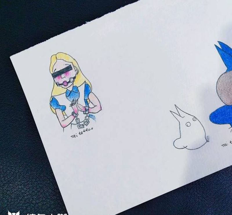 oldschool手稿纹身图片