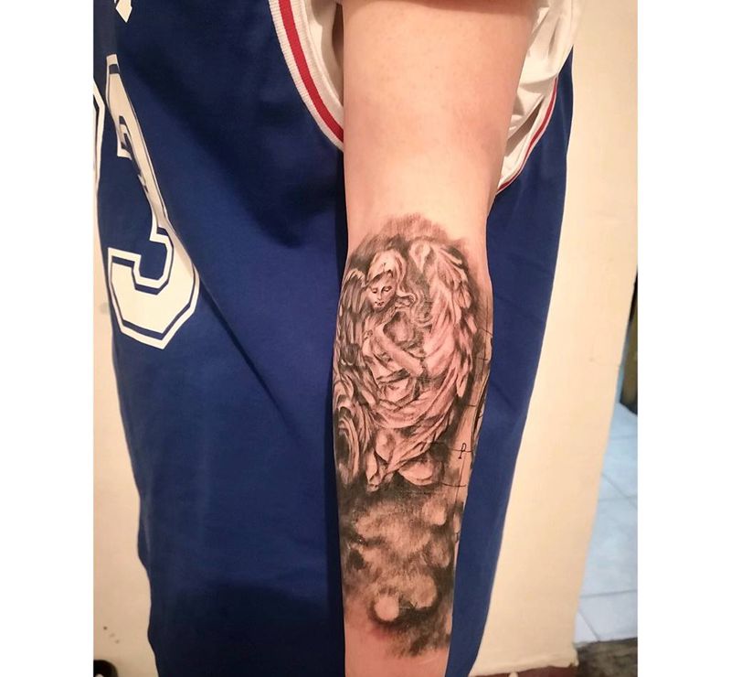 欧美纹身图片_手臂欧美写实纹身图案