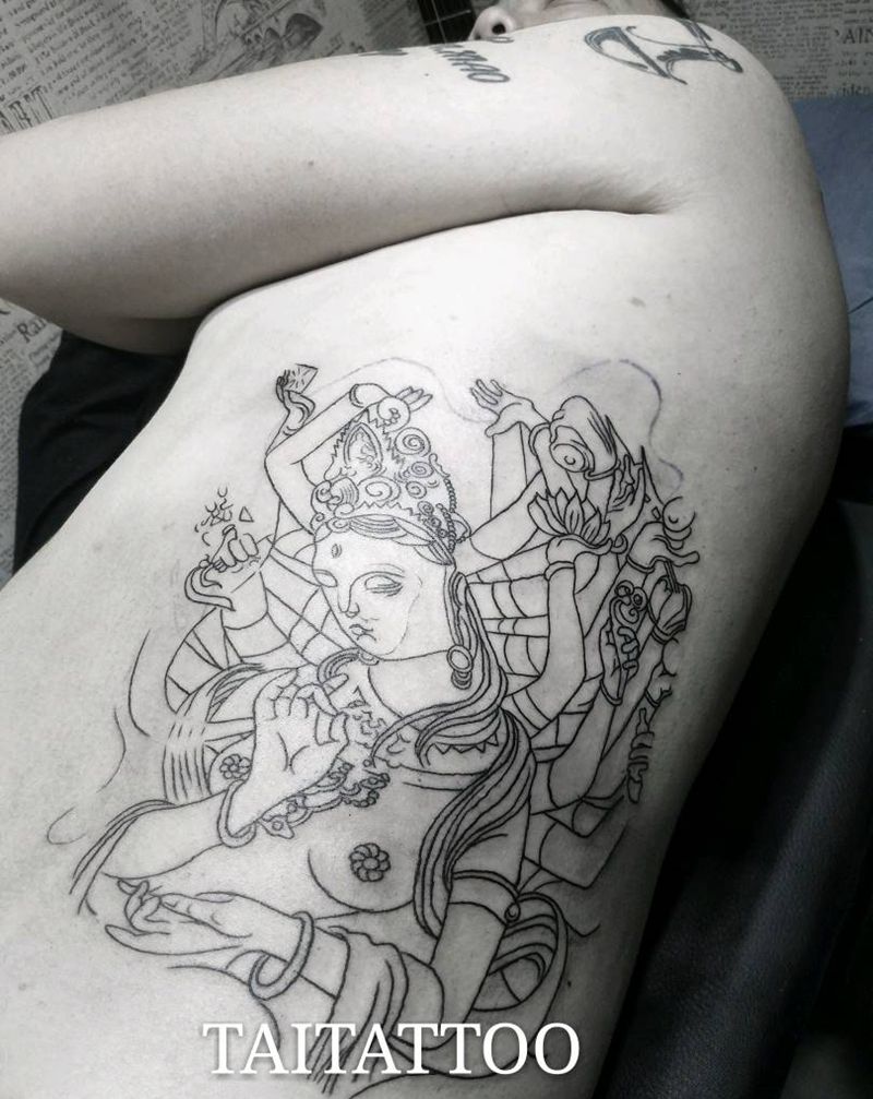 傣刺青三木嘎作品纹身图片