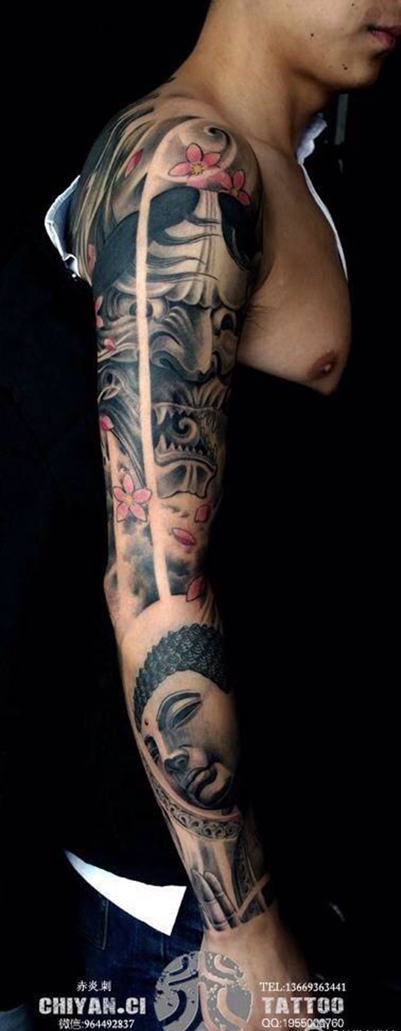 兰州赤炎刺靳凯作品纹身图片