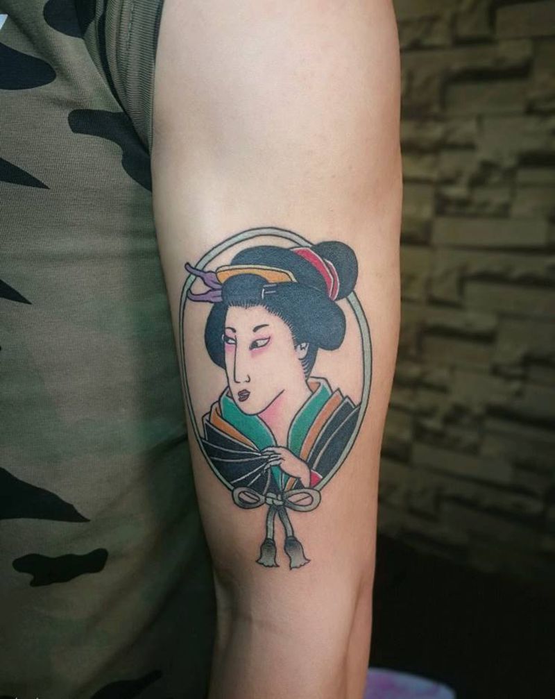 小日式纹身图片_手臂纹身图案