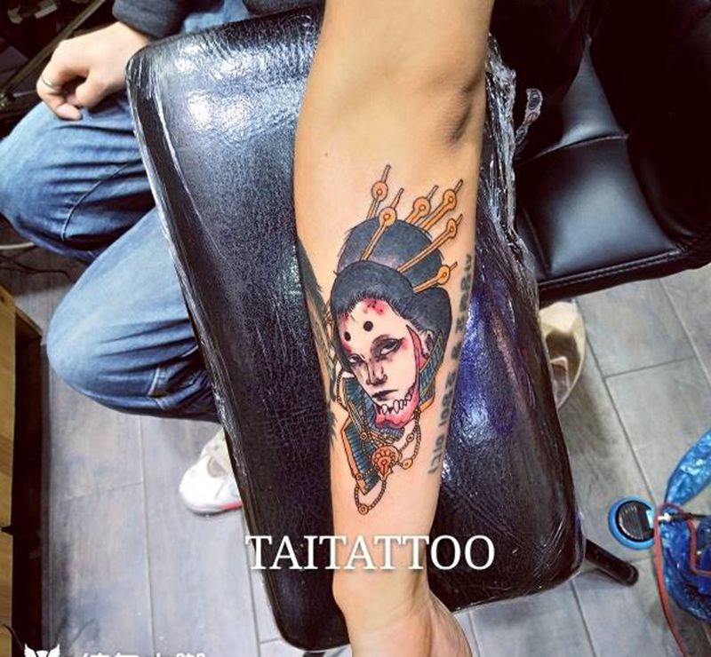 傣刺青作品纹身图片