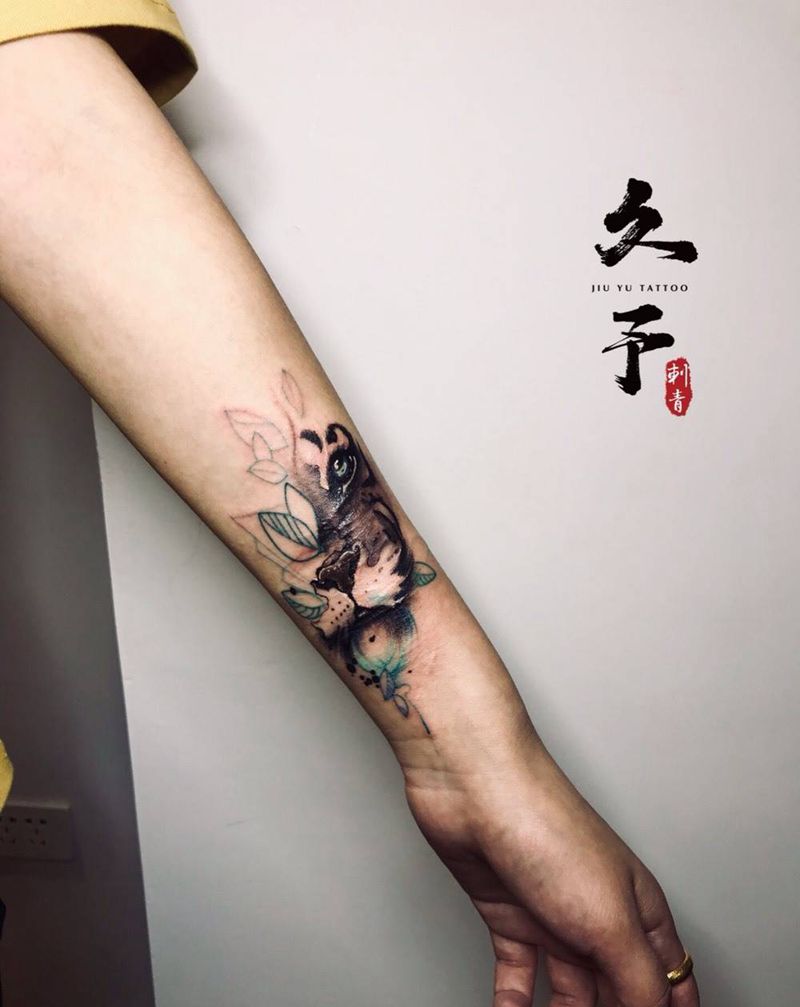 伤疤遮盖与恢复好的纹身图片