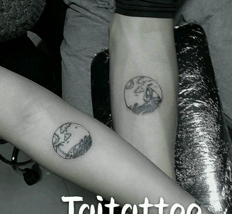 情侣纹身～傣刺青纹身图片