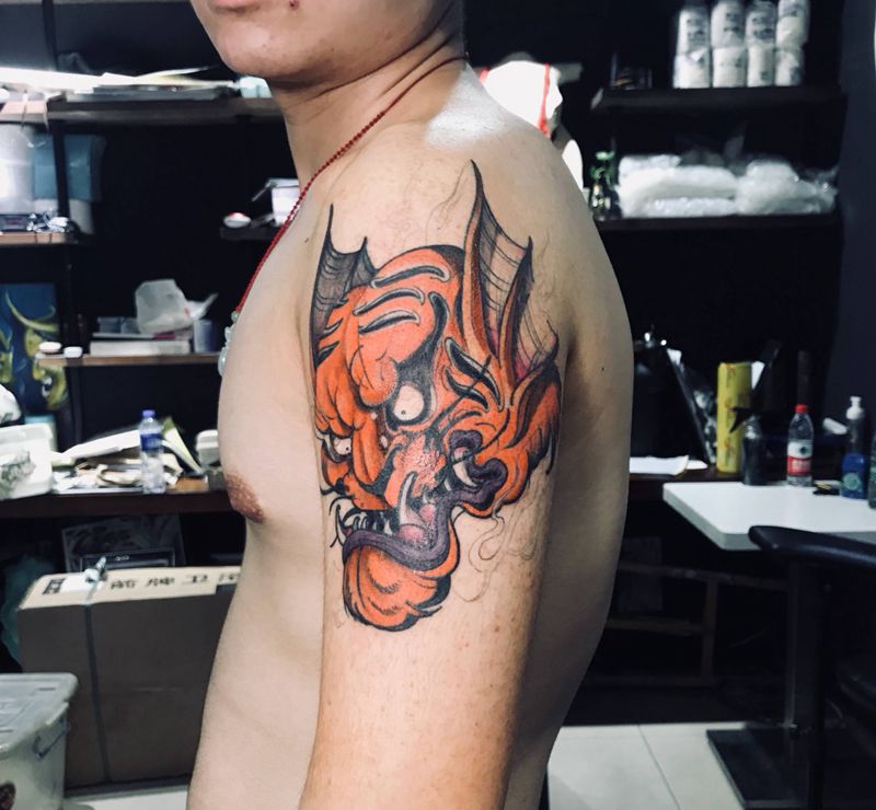 New school纹身图片