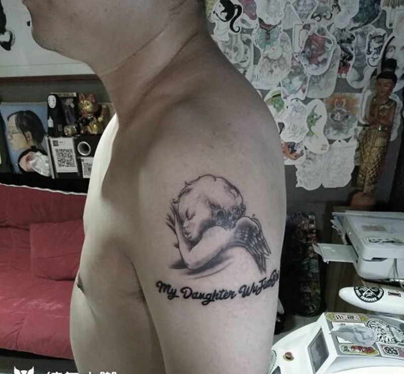 Angel tattoo纹身图片