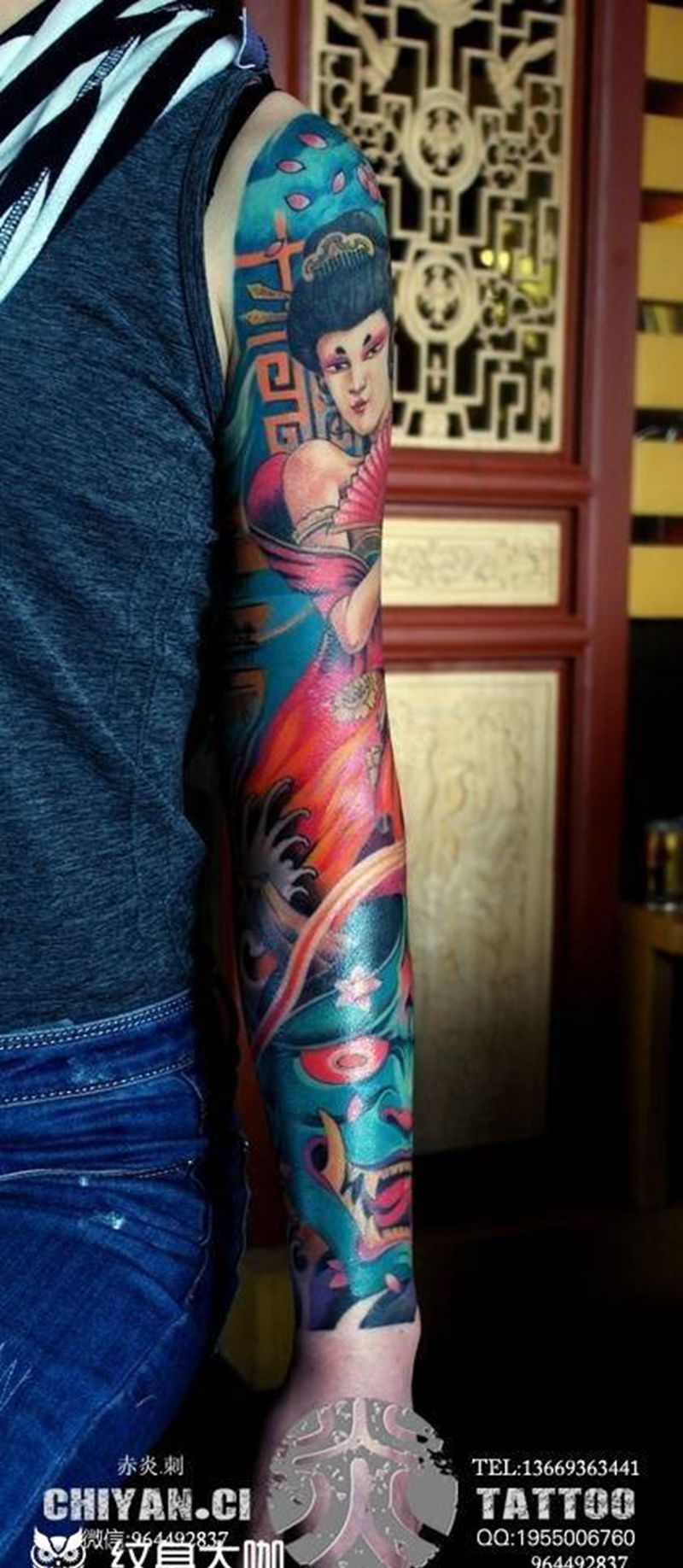 兰州赤炎刺靳凯师傅作品纹身图片