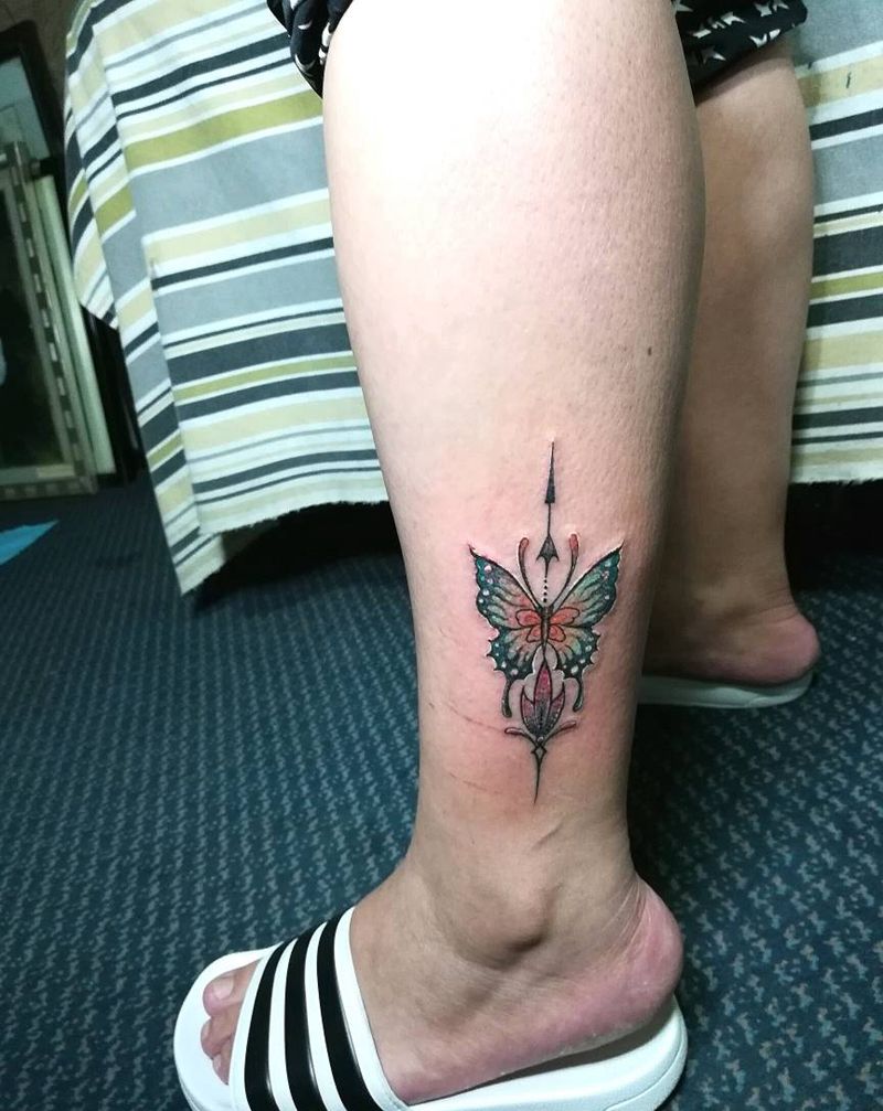 翩翩起舞纹身图片