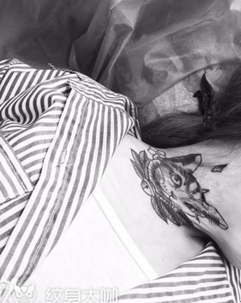 女汉子是怎么样形成地！纹身图片