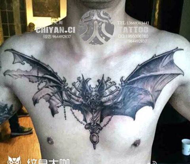 兰州赤炎刺靳凯作品纹身图片