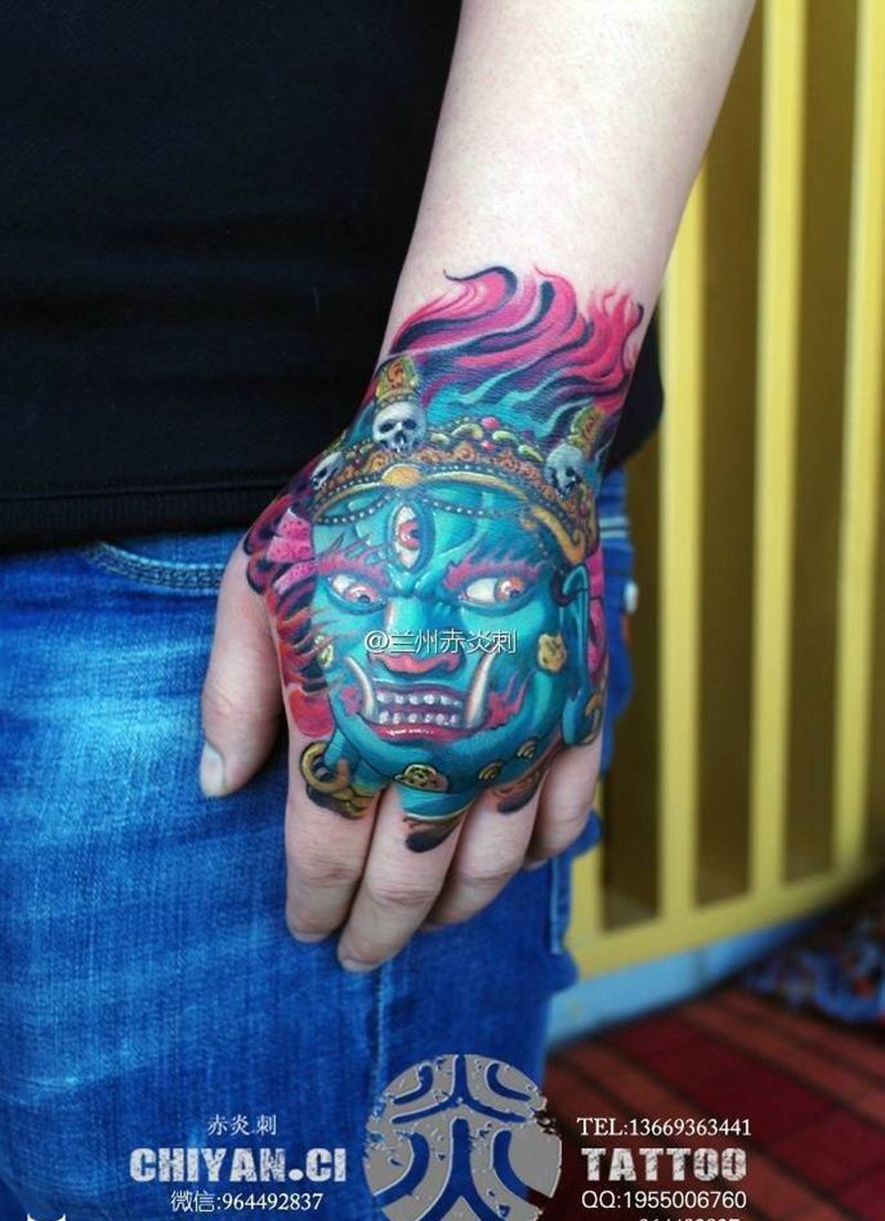 兰州赤炎刺靳凯师傅作品纹身图片