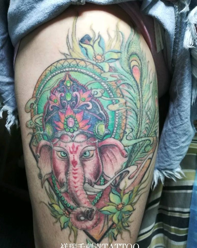 恢复后效果纹身图片