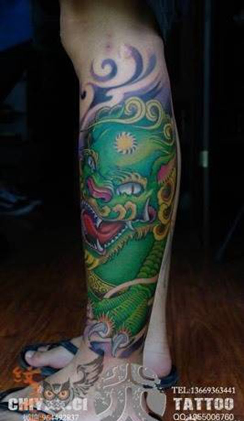 兰州赤炎刺作品纹身图片