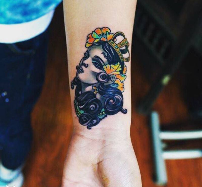 遮盖，靳凯作品纹身图片