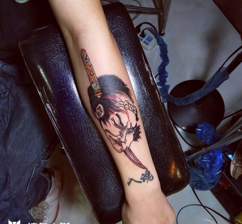 傣刺青作品纹身图片