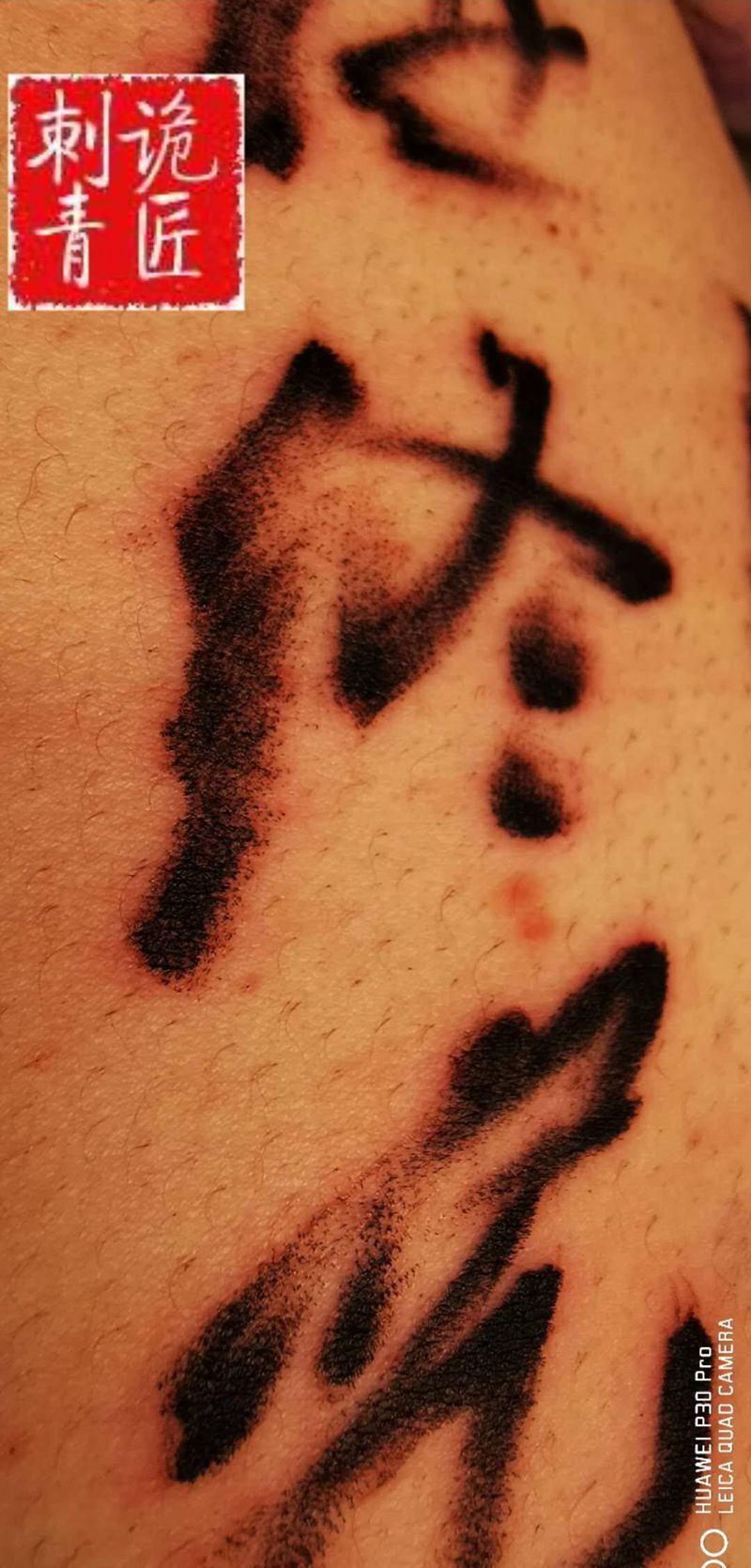 字体纹身图片_腹部纹身图案