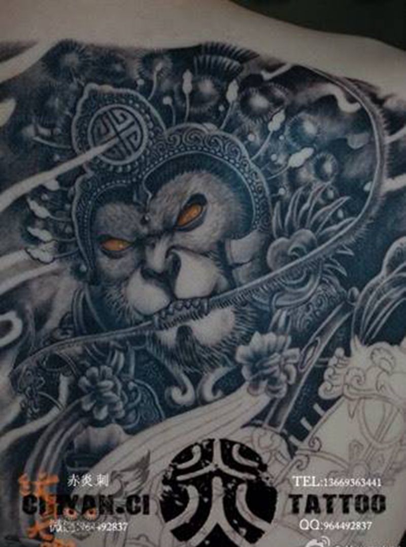 兰州赤炎刺作品纹身图片