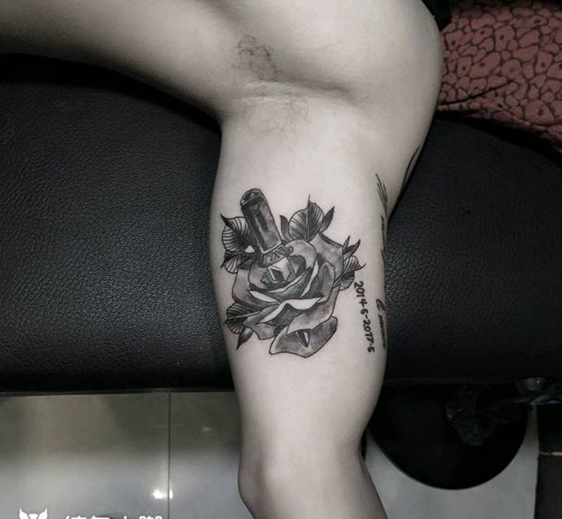 傣刺青作品纹身图片