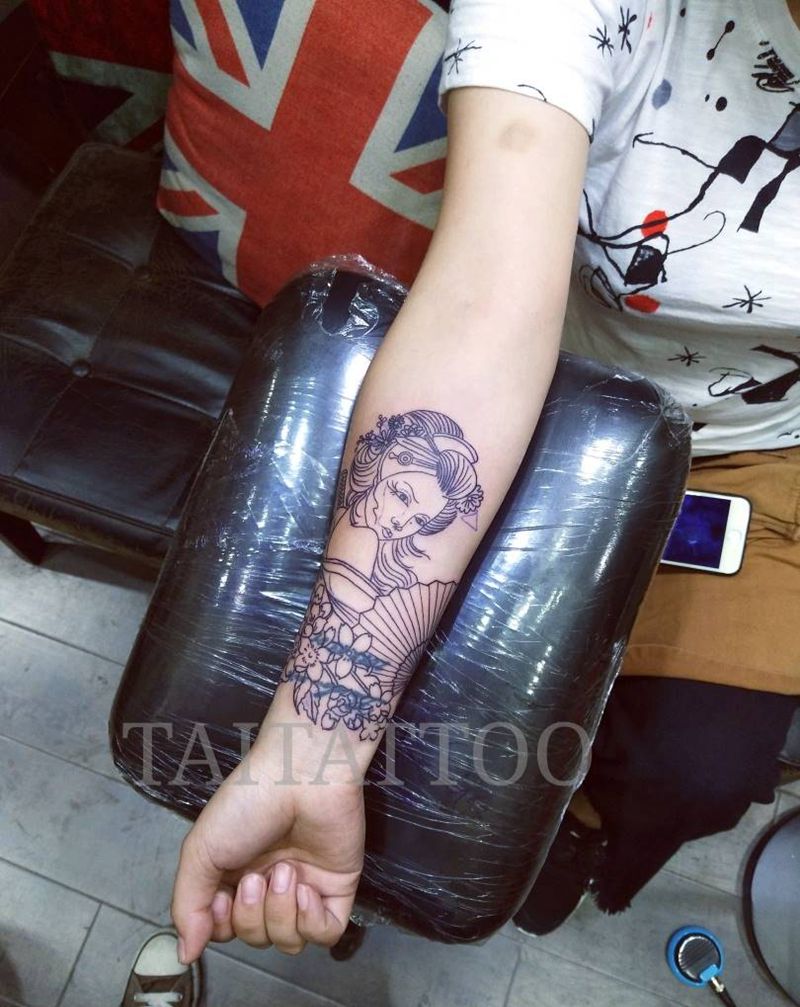 傣刺青三木嘎作品纹身图片