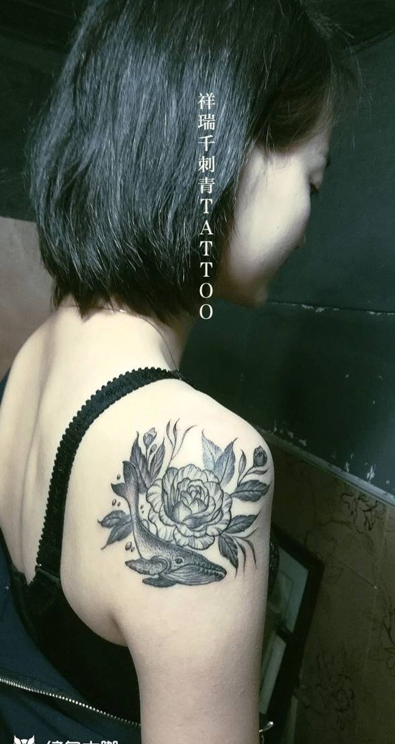 疤痕遮盖纹身图片