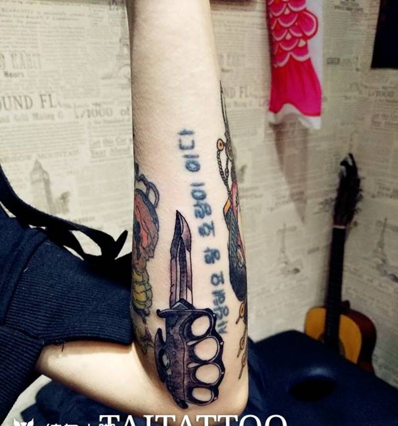 拳刺紋身~傣刺青作品纹身图片