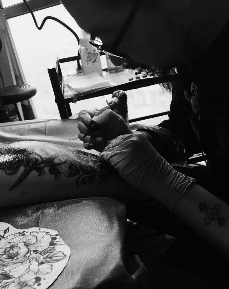 2016兰州赤炎刺纹身图片