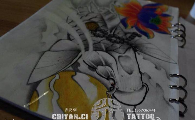 优惠手稿纹身图片